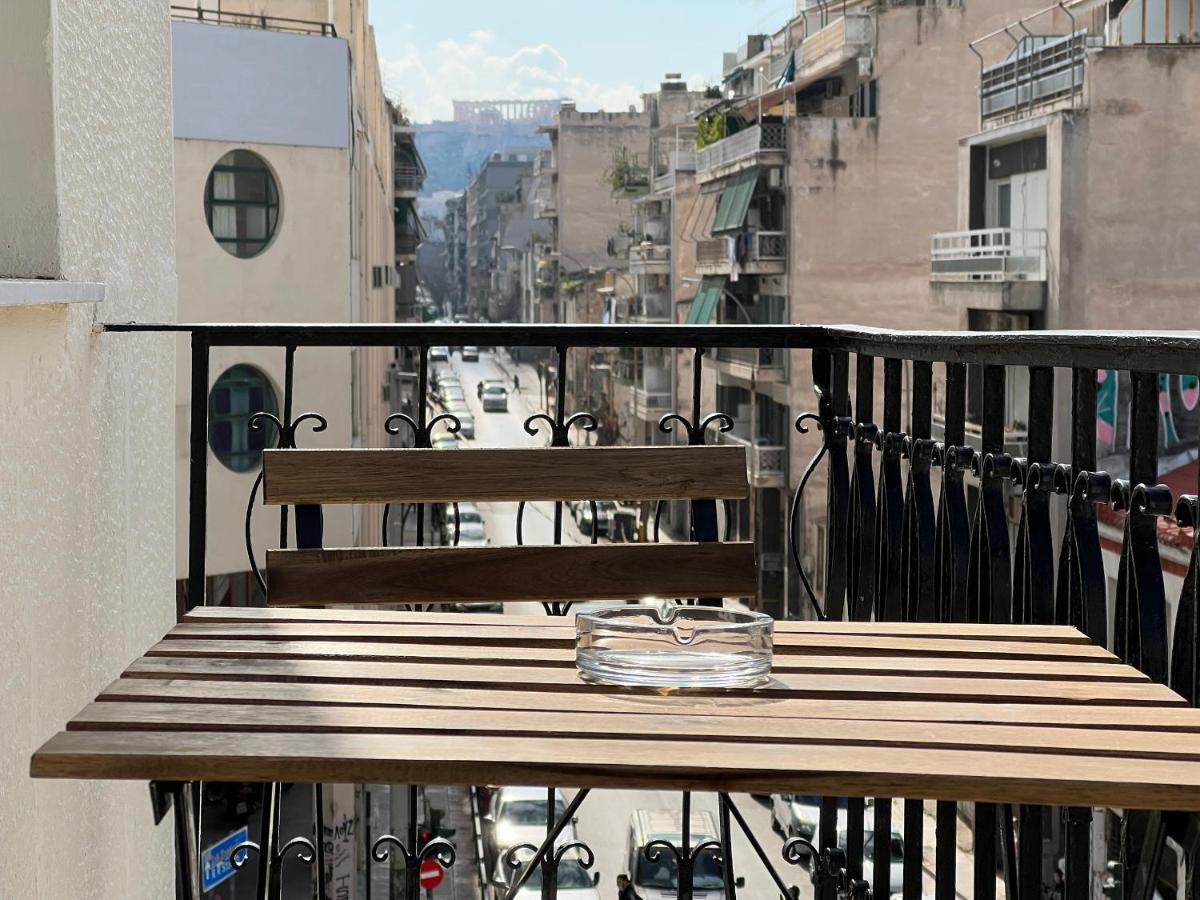 Soho Artsy 55Sqm Apt With Acropolis View Leilighet Athen Eksteriør bilde
